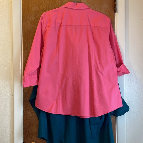 Lot 1 / 2 Items Kirkland Signature And Lady Hathaway. 2 Blouses In 1 Lot. Sz XL - Picture 3 of 9